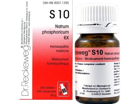 Dr. Reckeweg S10 Nat Phos 6X 200 Tablets 20g Online Sale