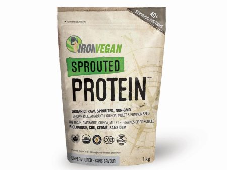 Iron Vegan Sprouted Protein Unflavoured 1kg Discount