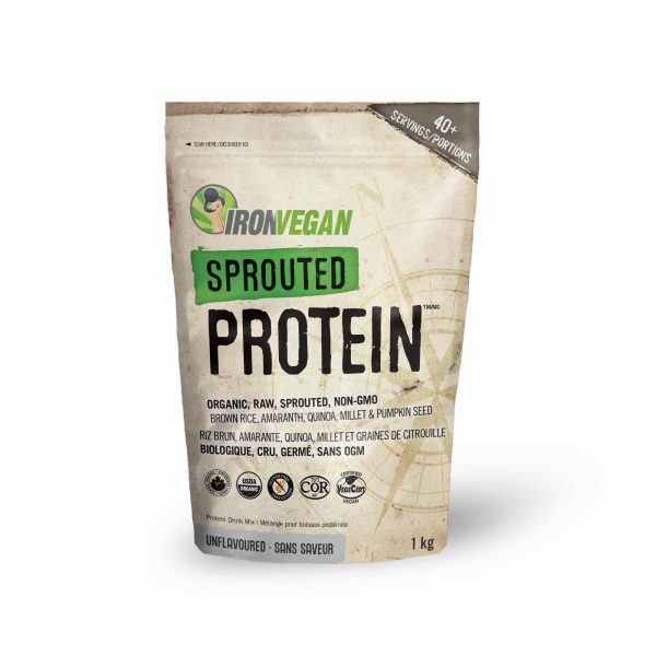 Iron Vegan Sprouted Protein Unflavoured 1kg Discount