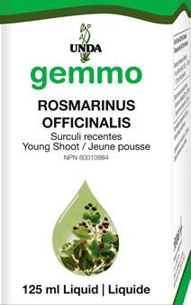 Unda Gemmo Rosmarinus Officinalis 125ml For Cheap