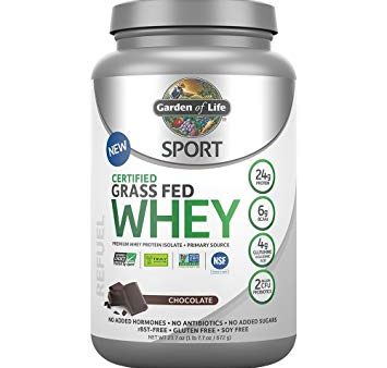 Garden of Life Sport Grass Fed Whey Protein Chocolate 660g Discount