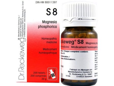 Dr. Reckeweg S8 Magnesia Phosphorica 3X 200 Tablets 20g Online now