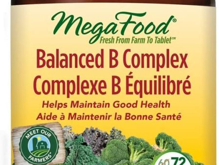 MegaFood Balanced B Complex 72 Tablets For Cheap