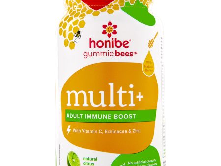 Honibe Honey Gummies Adult Multi+ Immune Boost 70 Gummies Hot on Sale