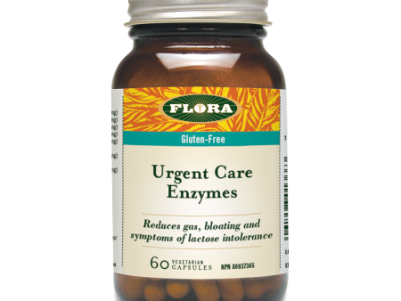 Flora Urgent Care Enzymes 60 Vegetarian Capsules on Sale