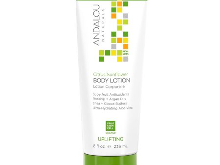 Andalou Citrus Sunflower Uplifting Body Lotion 236ml Sale