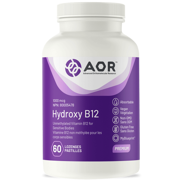 AOR Hydroxy B12 60 Lozenges Discount