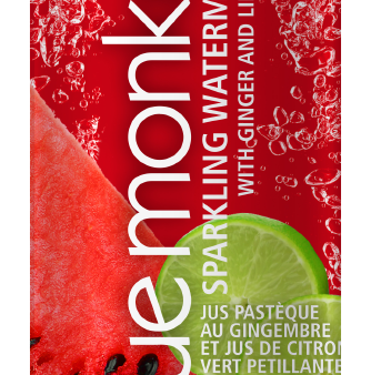 Blue Monkey Sparkling Watermelon with Ginger and Lime Juice 330ml Online