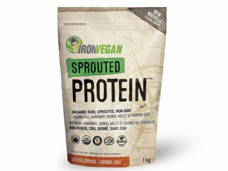 Iron Vegan Sprouted Protein Salted Caramel 1 Kg on Sale