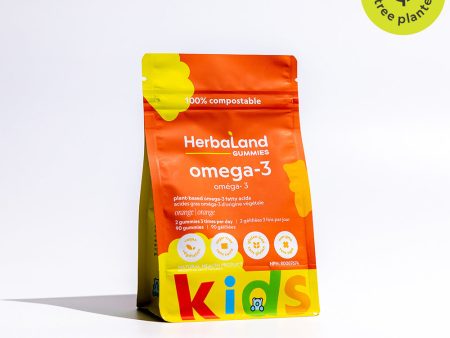 HerbaLand Vegan Omega-3 Gummies for Kids 90 Gummies Sale