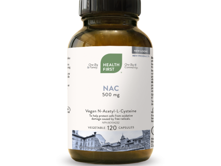 Health First NAC 500mg Vegan 120 Vegetarian Capsules Fashion