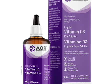 AOR Liquid Vitamin D3 Adult 100ml Fashion