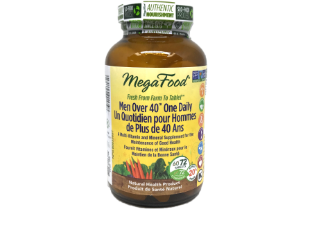 MegaFood Men Over 40 One Daily Bonus 72 Tablets Online