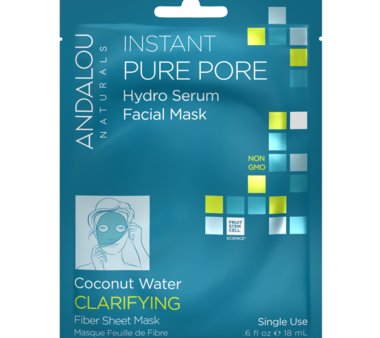 Andalou Instant Pure Pore Hydro Serum Facial Mask 18ml Fashion