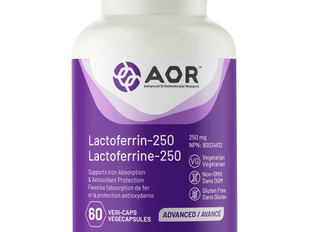 AOR Lactoferrin-250 60 Vegetarian Capsules Sale