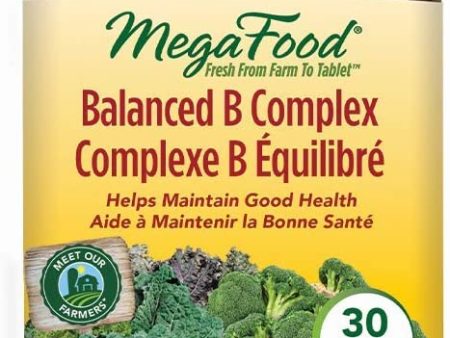 MegaFood Balanced B Complex 30 Tablets For Sale