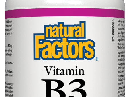 Natural Factors Vitamin B3 500mg 90 Tablets Nicotinic Acid Online