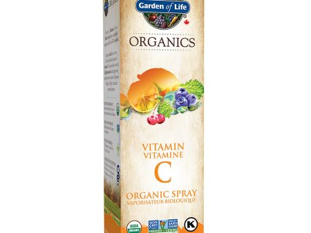 Garden of Life Organics Vegan Organic Vitamin C Spray Orange-Tangerine 58ml Hot on Sale