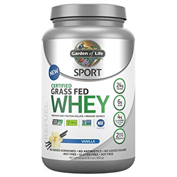 Garden of Life Sport Grass Fed Whey Protein Vanilla 640g Online Sale