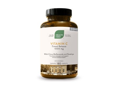 Health First Vitamin C Timed Release 1000mg 180 Caplets Sale