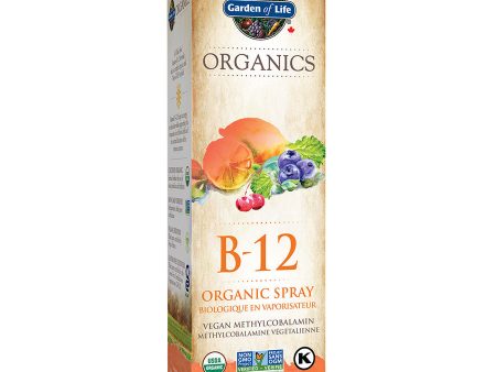 Garden of Life MyKind Organics Vegan Vitmain B12 Spray Raspberry 58ml Hot on Sale