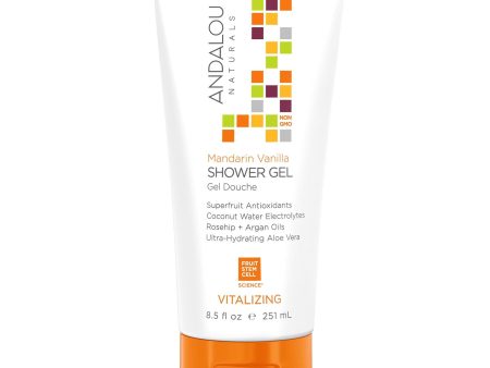 Andalou Mandarin Vanilla Vitalizing Shower Gel 251ml Supply