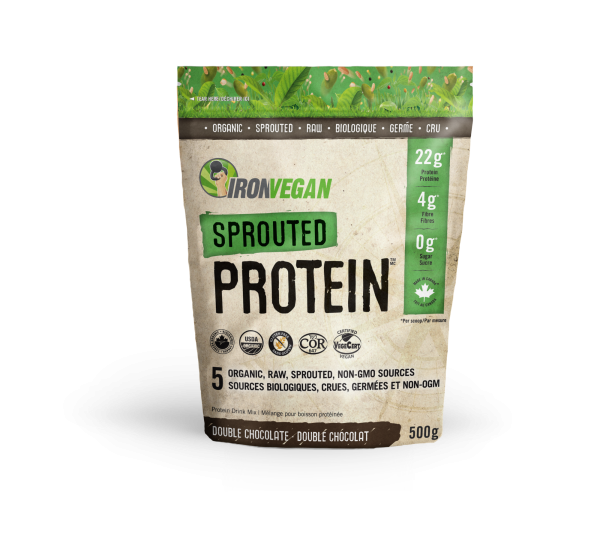 Iron Vegan Sprouted Protein Chocolate 500g Discount