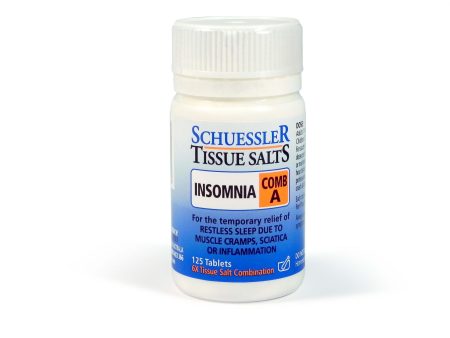 M&P Schuessler Tissue Salts Combination A Insomnia 125 Tablets Cheap