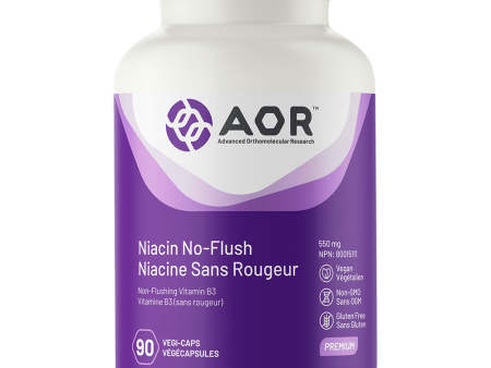 AOR Niacin No-Flush 90 Vegetarian Capsules Online Hot Sale