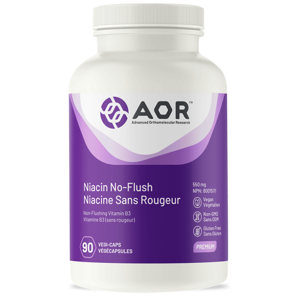 AOR Niacin No-Flush 90 Vegetarian Capsules Online Hot Sale