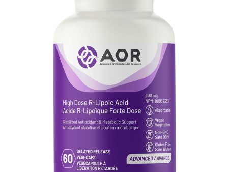 AOR High Dose R-Lipoic Acid 300mg 60 Capsules Online now