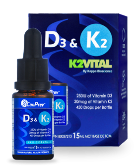 CanPrev Vitamin D3 & K2 Drops K2VITAL 15ml Cheap