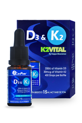 CanPrev Vitamin D3 & K2 Drops K2VITAL 15ml Cheap