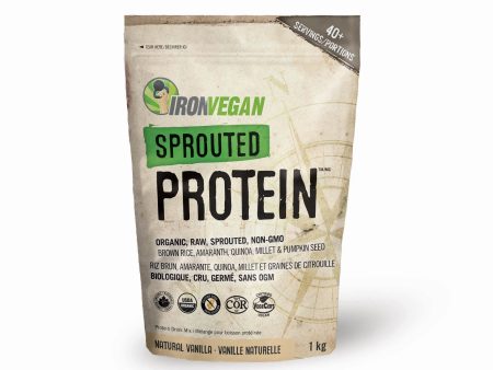 Iron Vegan Sprouted Protein Vanilla 1kg Fashion