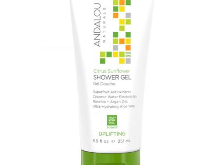 Andalou Citrus Sunflower Shower Gel 251ml Supply