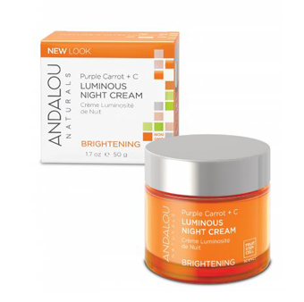 Andalou Purple Carrot + C Luminous Night Cream 50ml Fashion