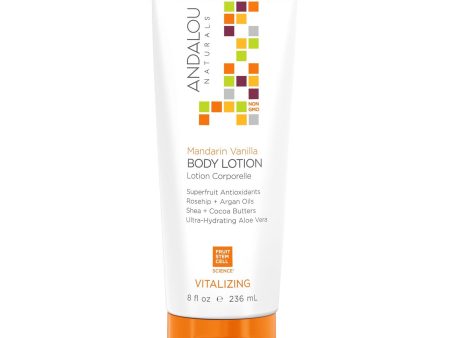 Andalou Mandarin Vanilla Vitalizing Body Lotion 236ml Supply