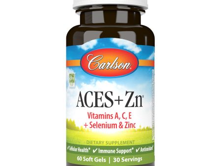 Carlson Aces + Zn Antioxidants 60 Softgels For Discount