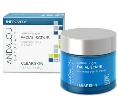 Andalou Lemon Sugar Facial Scrub 50ml (Discontinued) Online now