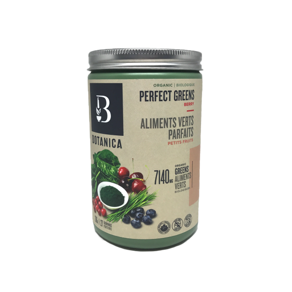 Botanica Organic Perfect Greens Berry Flavour 216g Supply