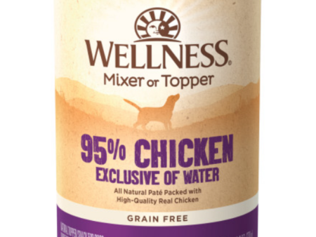 Wellness Natural Grain Free 95% Chicken Recipe Adult Wet Canned Dog Food Online Sale