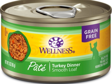 Wellness Complete Health Natural Grain Free Turkey Pate Wet Canned Cat Food Fashion