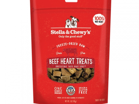 Stella & Chewy s Freeze-Dried Raw Beef Heart Dog Treats Online Hot Sale