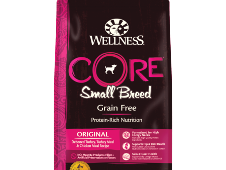 Wellness CORE Grain Free Natural Small Breed Health Turkey and Chicken Recipe Dry Dog Food on Sale