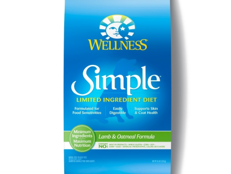 Wellness Simple Natural Limited Ingredient Diet Lamb and Oatmeal Recipe Dry Dog Food For Cheap