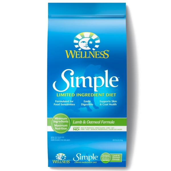 Wellness Simple Natural Limited Ingredient Diet Lamb and Oatmeal Recipe Dry Dog Food For Cheap