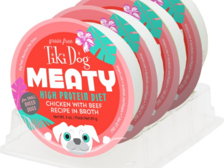 Tiki Dog Meaty Chicken with Beef Wet Dog Food For Sale