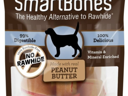 Smartbones Medium Peanut Butter Chew Bones Dog Treats Online