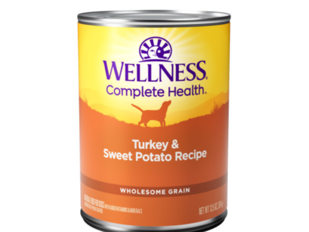 Wellness Complete Health Natural Turkey and Sweet Potato Recipe Wet Canned Dog Food Fashion