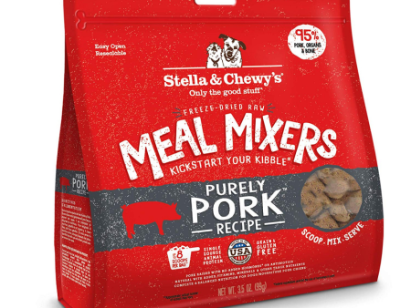 Stella & Chewy s Purely Pork Grain Free Meal Mixers Freeze Dried Raw Dog Food Cheap